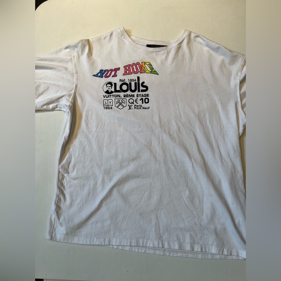 Louis Vuitton x Virgil Abloh Not Home/Kansas winds white shirt - Picture 1 of 5